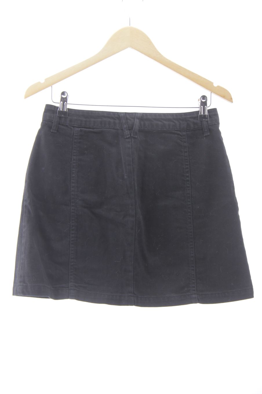 Jupe Stradivarius de la taille 38, de couleur noir de denim