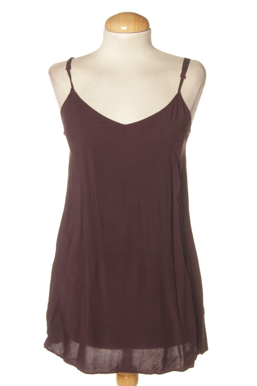 Top de Mango de la talla XS, de color viola
