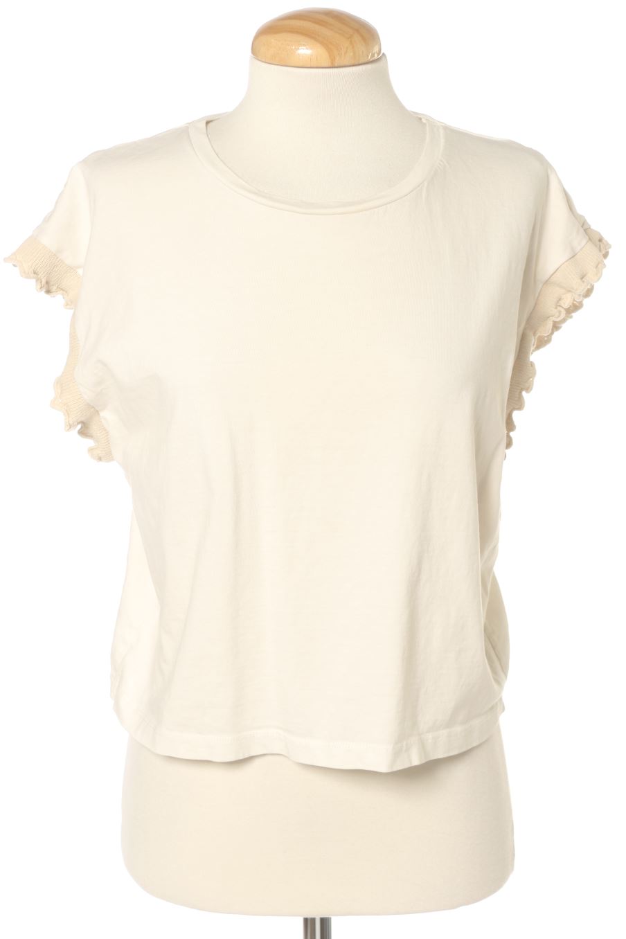 T-Shirt von Zara Größe S, Farbe Weiss, für