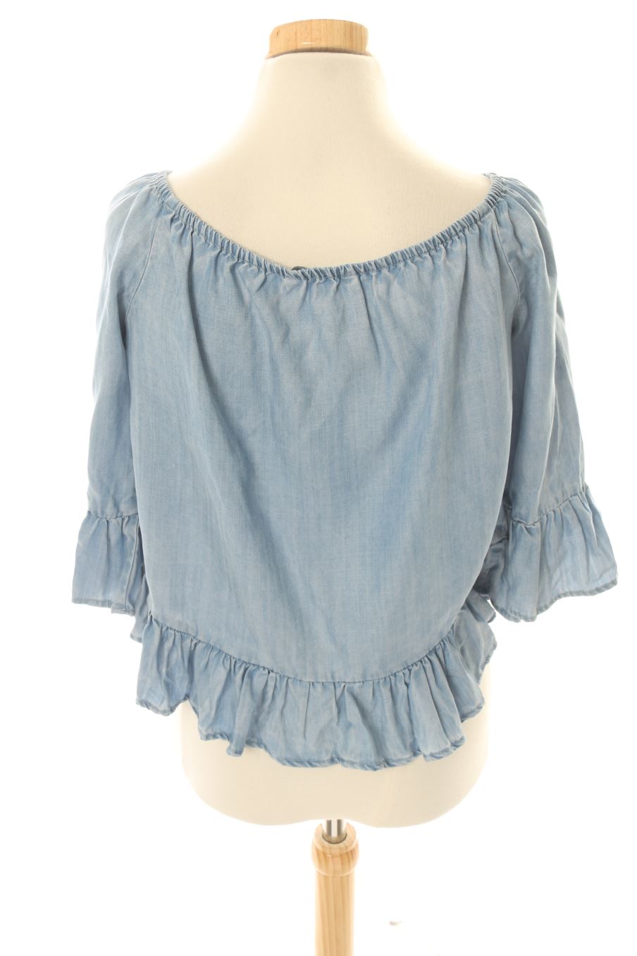 Blouse à manches longues Only de la taille 36, de couleur bleu
