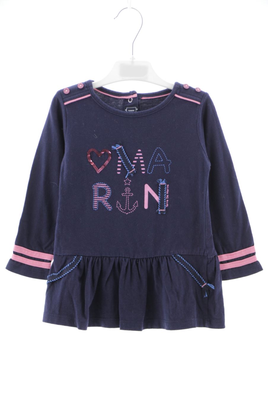 T-shirt manches longues Terre de Marins de la taille 3 ans de seconde main
