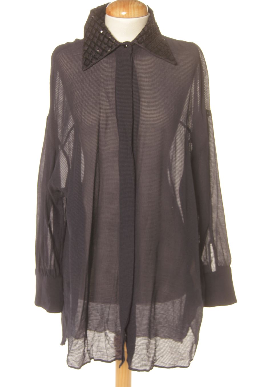 Camisa de Massimo Dutti de la talla M, de color azul marino