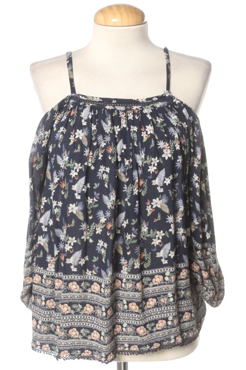 Blusa a maniche lunghe