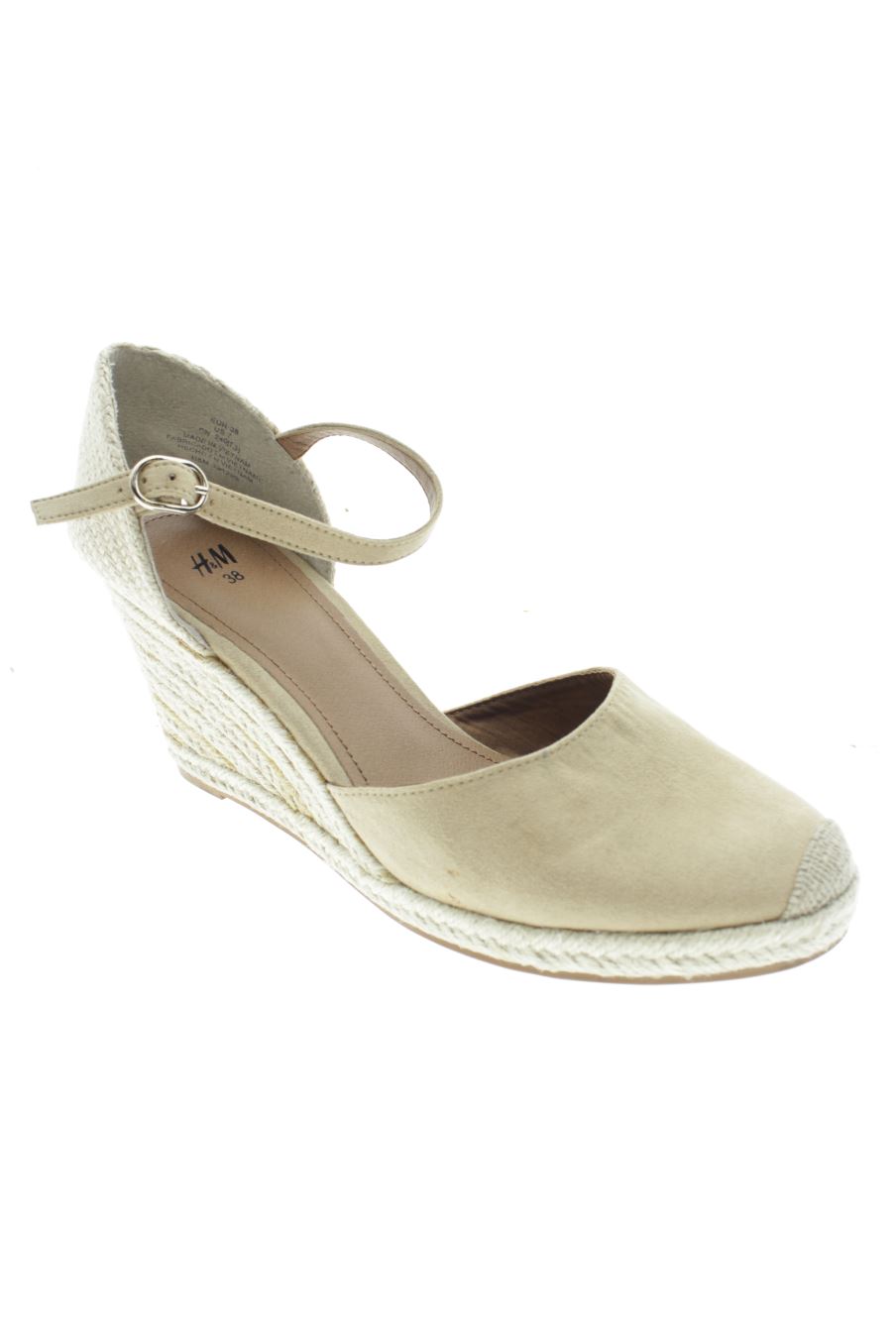 Plataformas de Huran de la talla 38, de color beige de