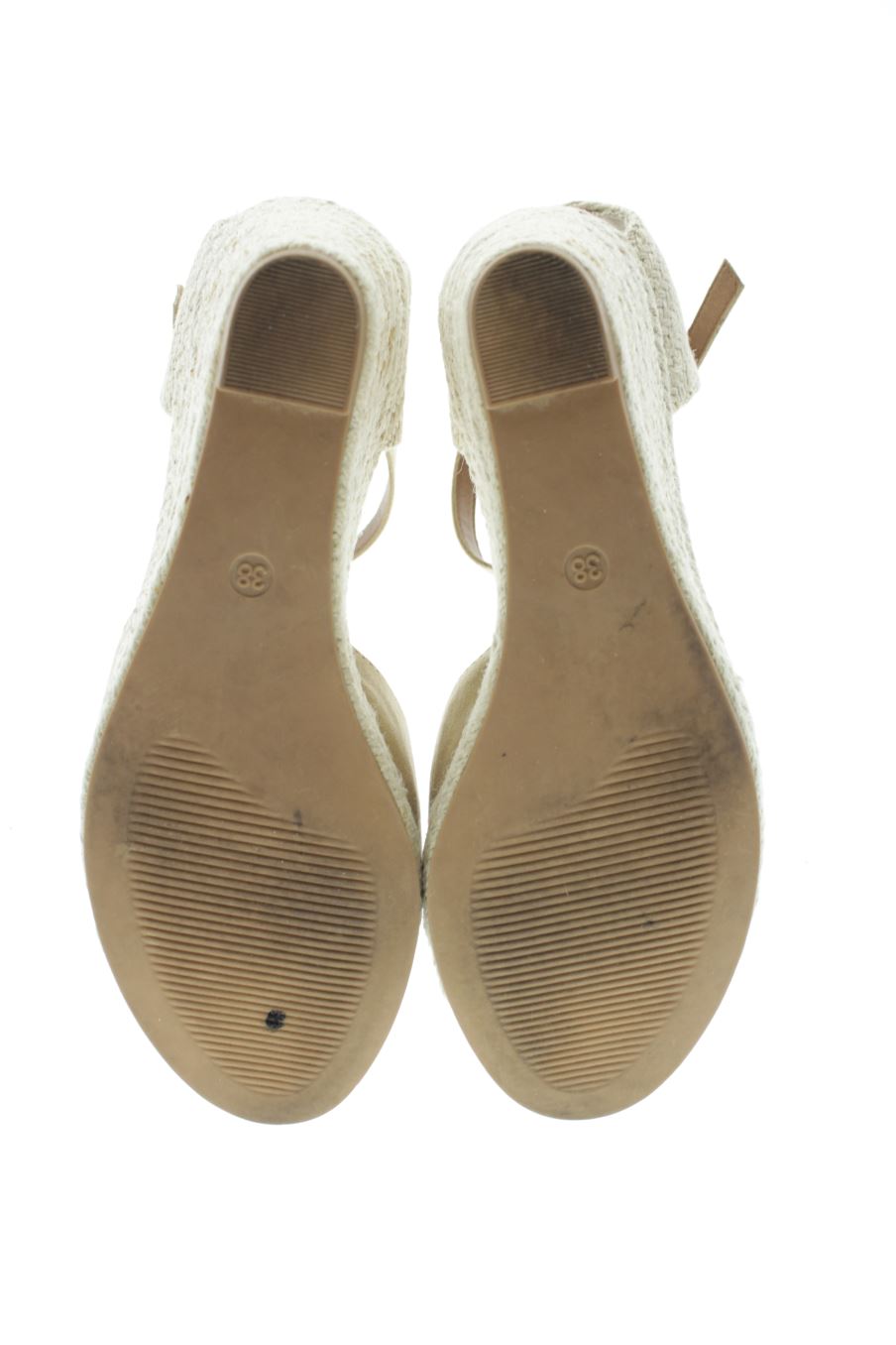 Plataformas de Huran de la talla 38, de color beige de