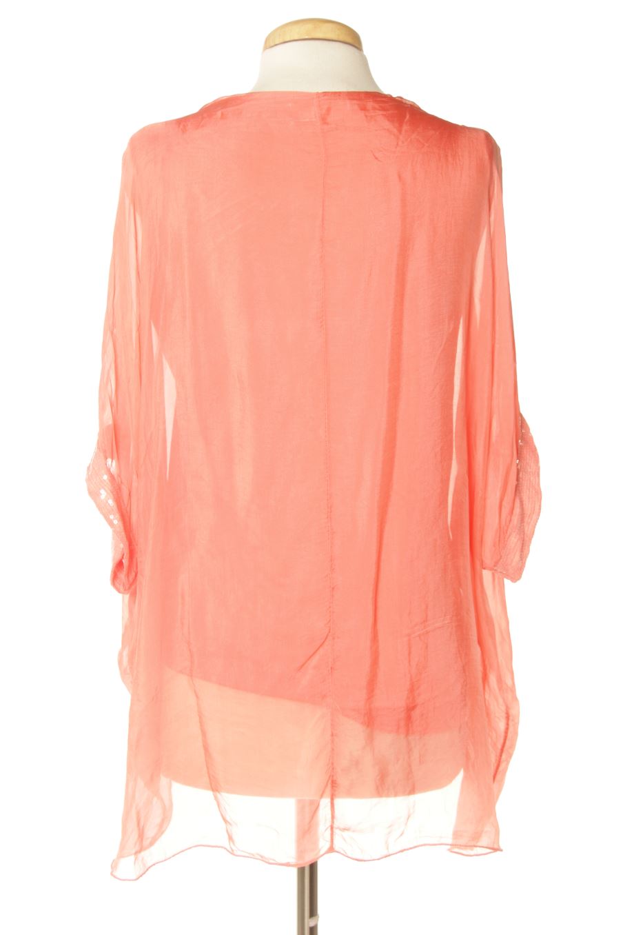Blouse à manches courtes Algo Bonito de la taille S, de couleur rose