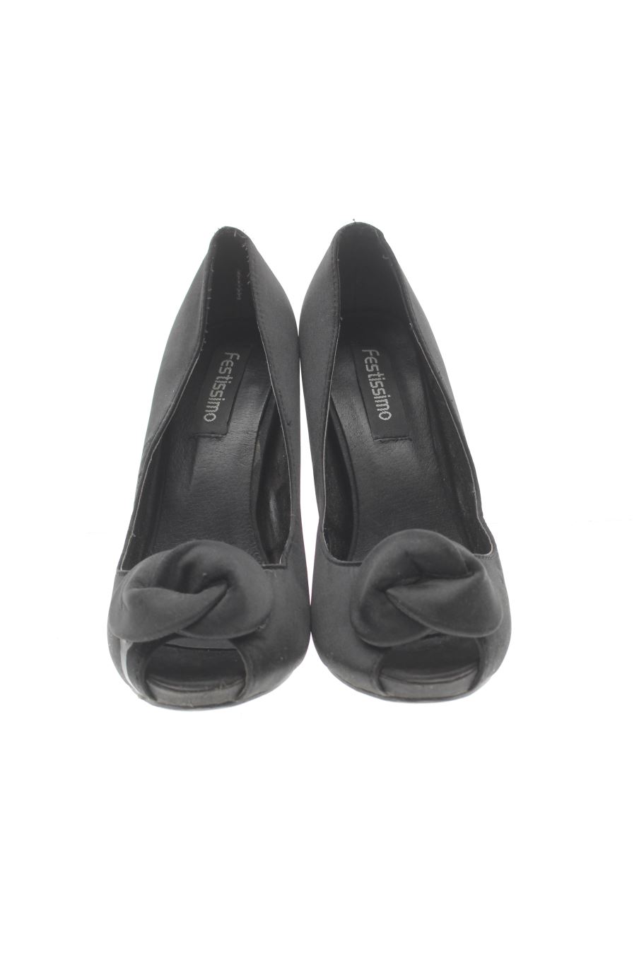 Zapatos de tacon de festissimo de la talla 37, de color negro de