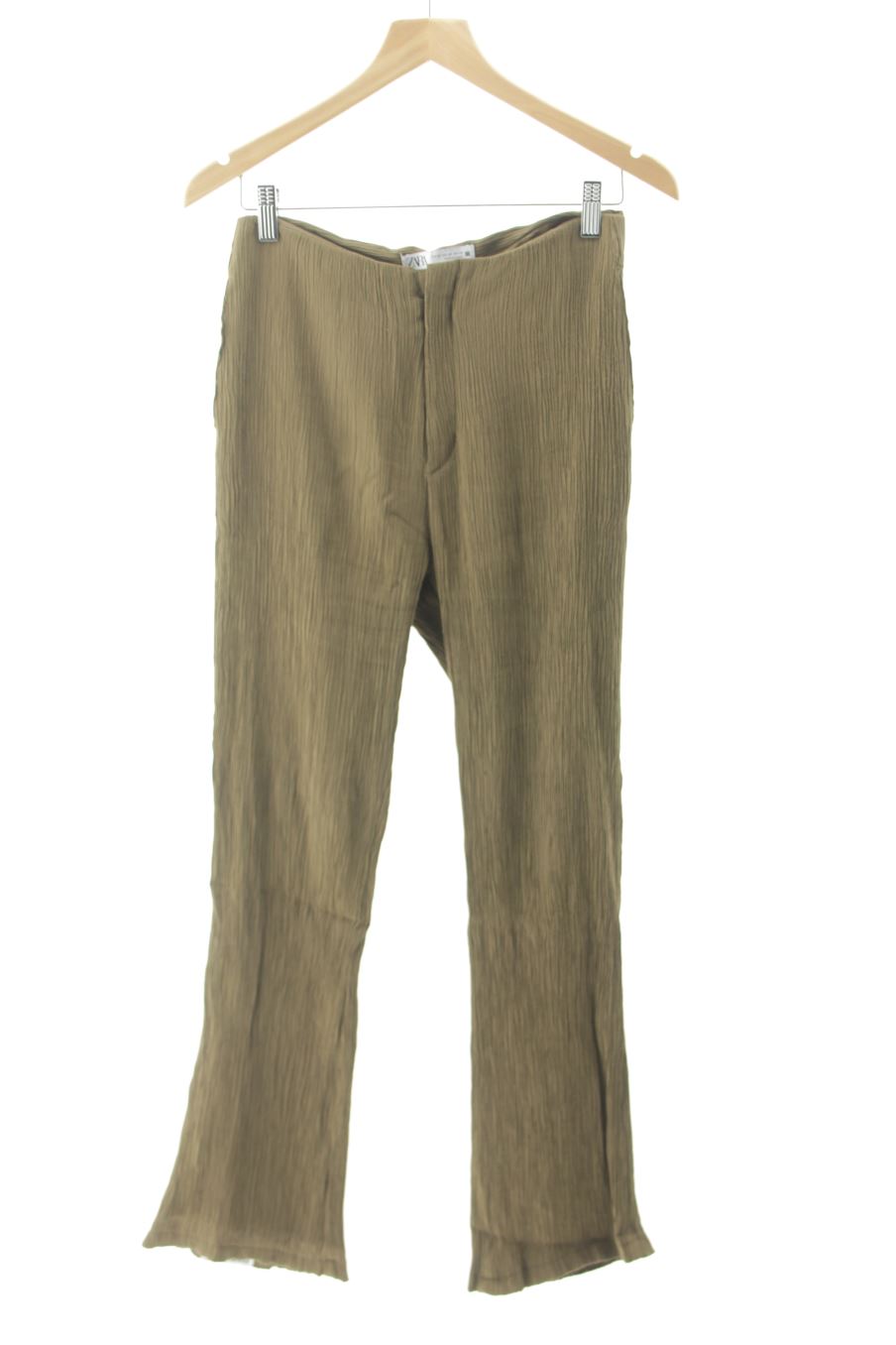 Pantalon Zara de la taille XS, de couleur vert