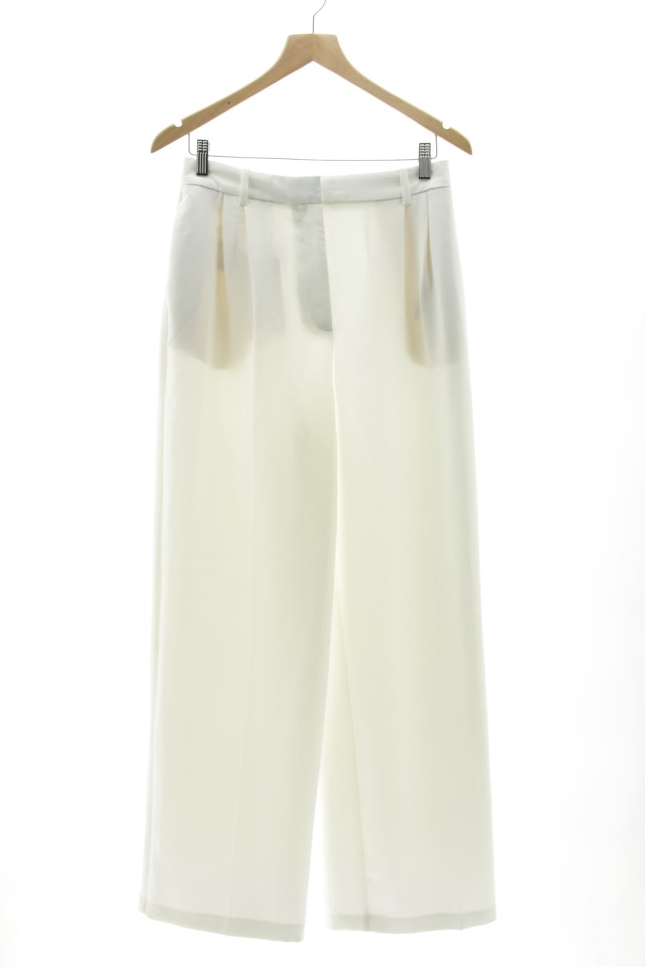 Pantaloni de Zara de la talla M, de color bianco