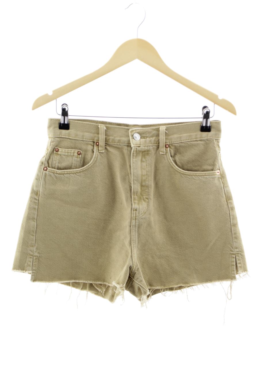 Shorts Pull & Bear de la taille 38, de couleur beige de denim