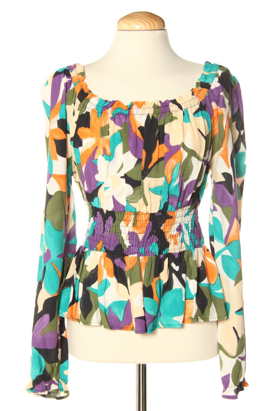Blouse à manches longues Promod de la taille 38, de couleur imprimés