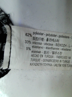 Shorts Bershka de la taille M, de couleur carreaux