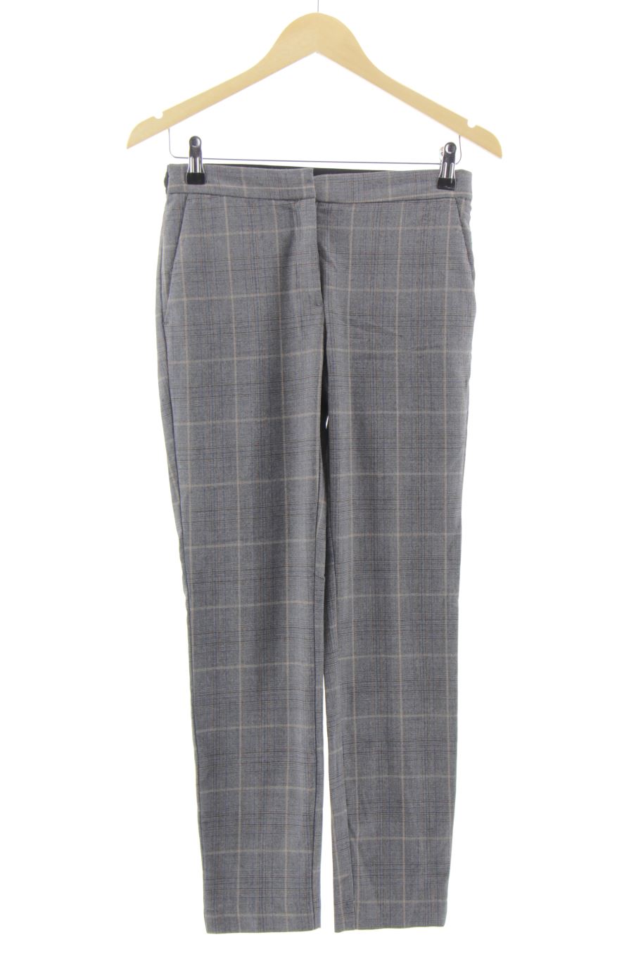 Pantalón de Zara de la talla XS, de color cuadros
