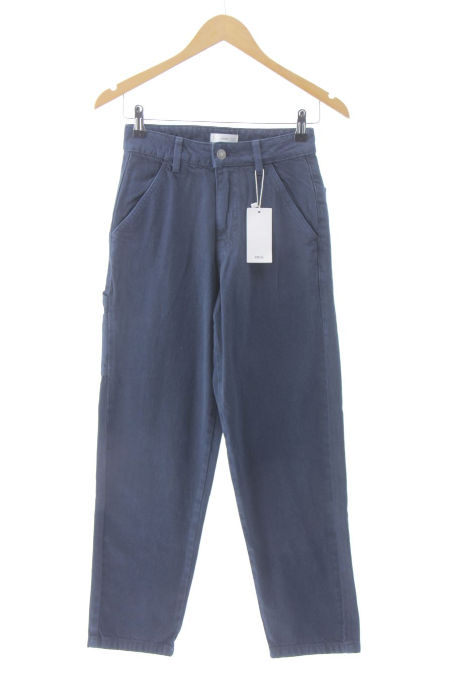 Jeans Mango de la taille XXS, de couleur bleu marine de denim