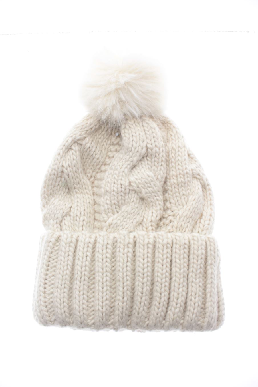 Bonnets H&M de la taille Taille unique, de couleur beige