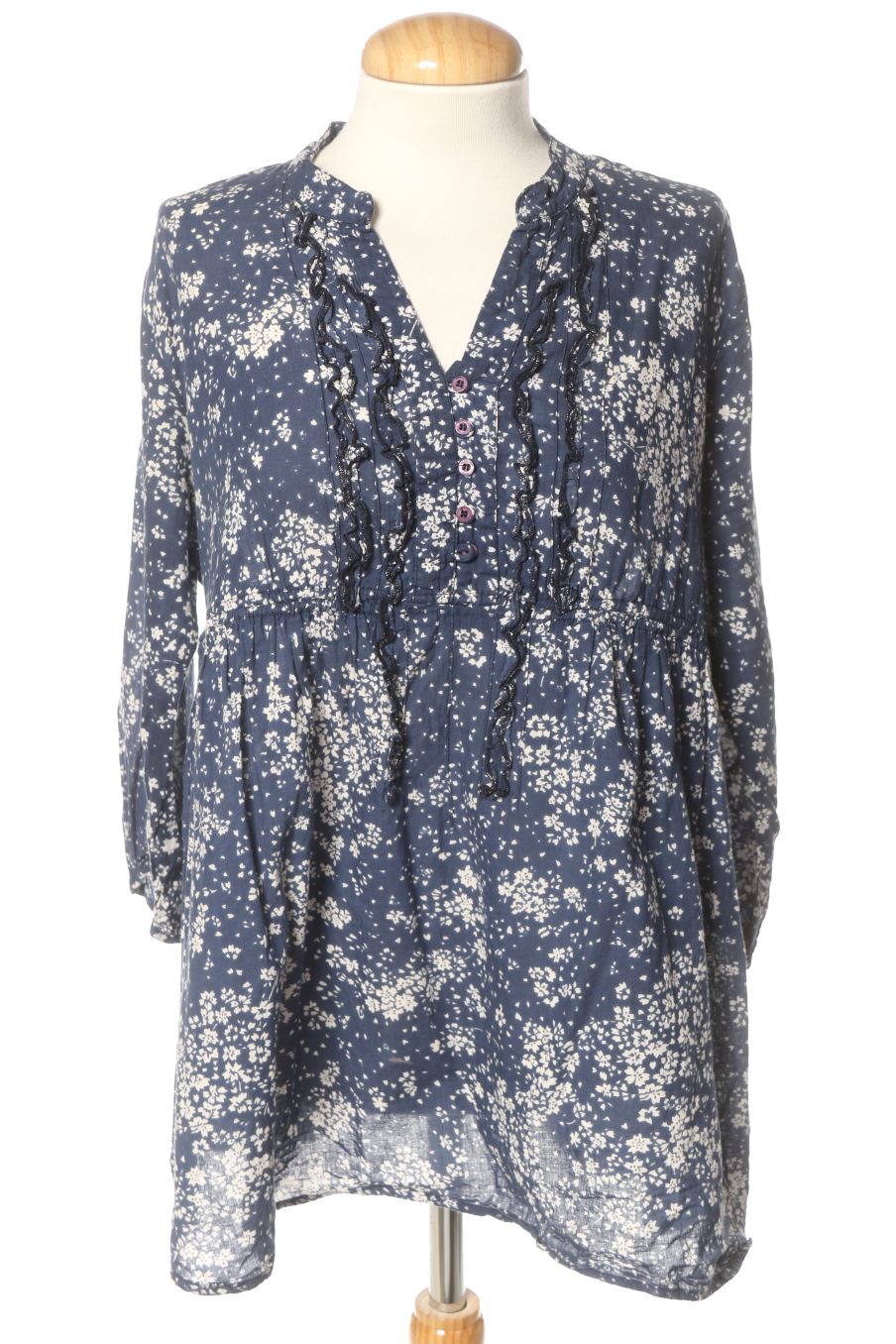 Blouse à manches longues Amichi de la taille L, de couleur fleurs