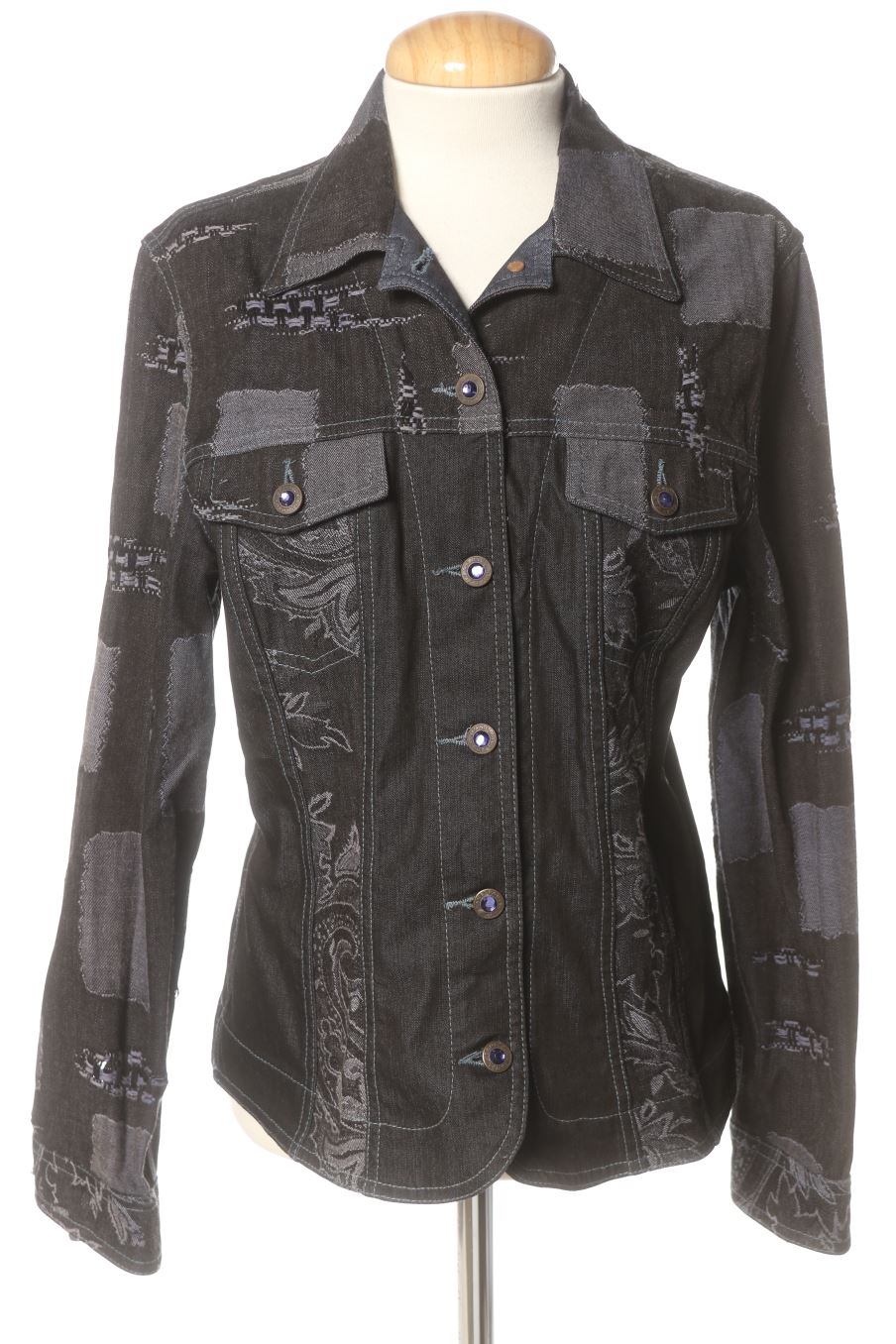 Blouson Paul Brial de la taille M, de couleur imprimés de denim