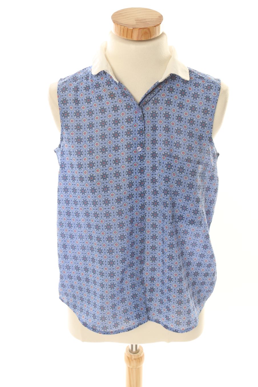 Camisa sin mangas de Tally Weijl de la talla 36, de color azul