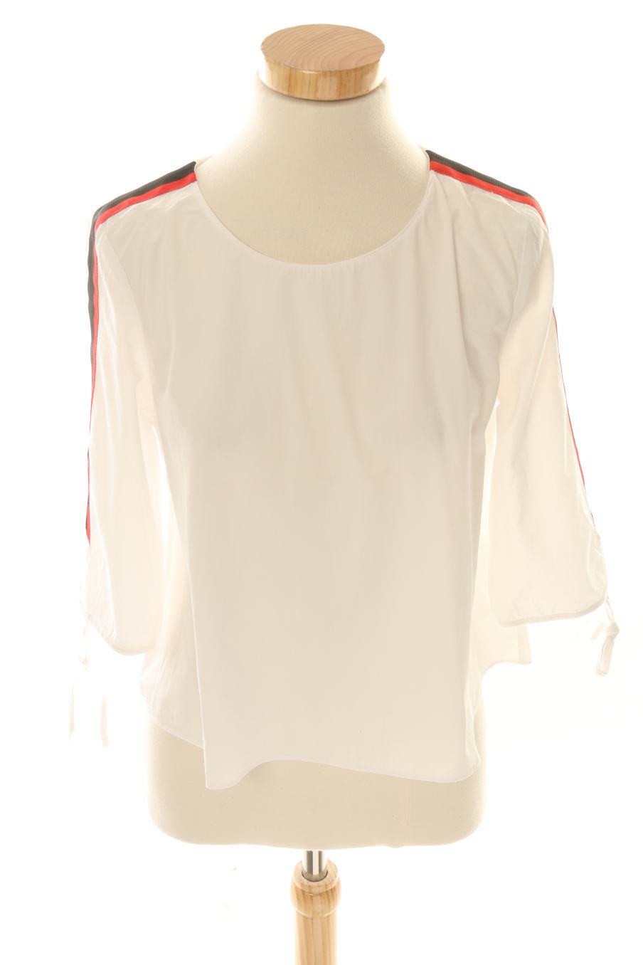 Blouse à manches courtes Trafaluc de la taille M, de couleur blanc