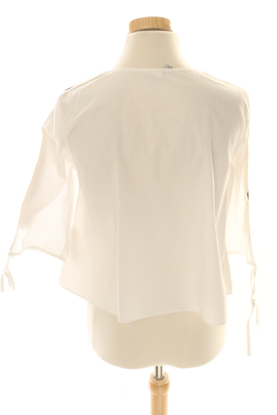 Blouse à manches courtes Trafaluc de la taille M, de couleur blanc