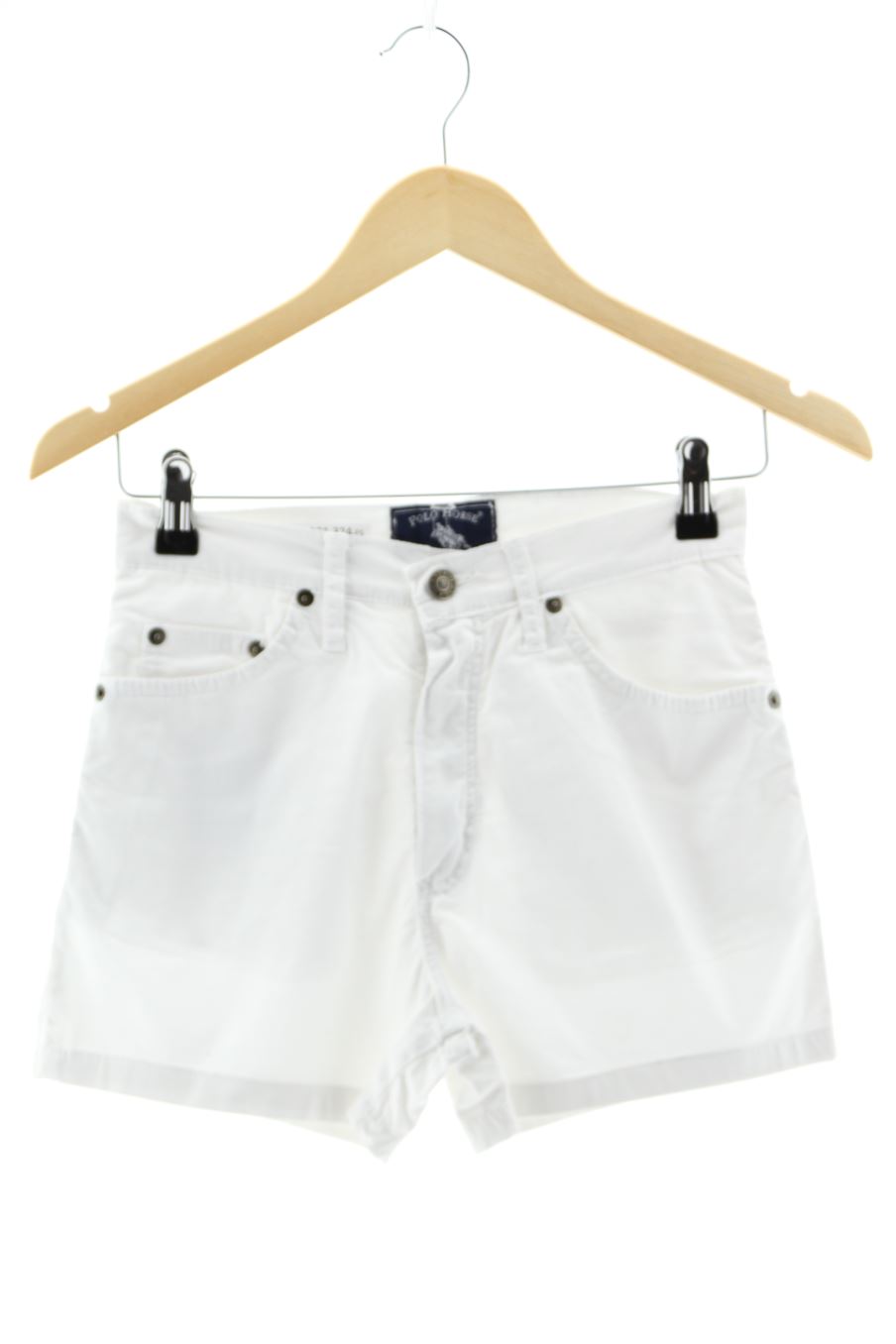 Shorts Polo horse de la taille 34, de couleur blanc