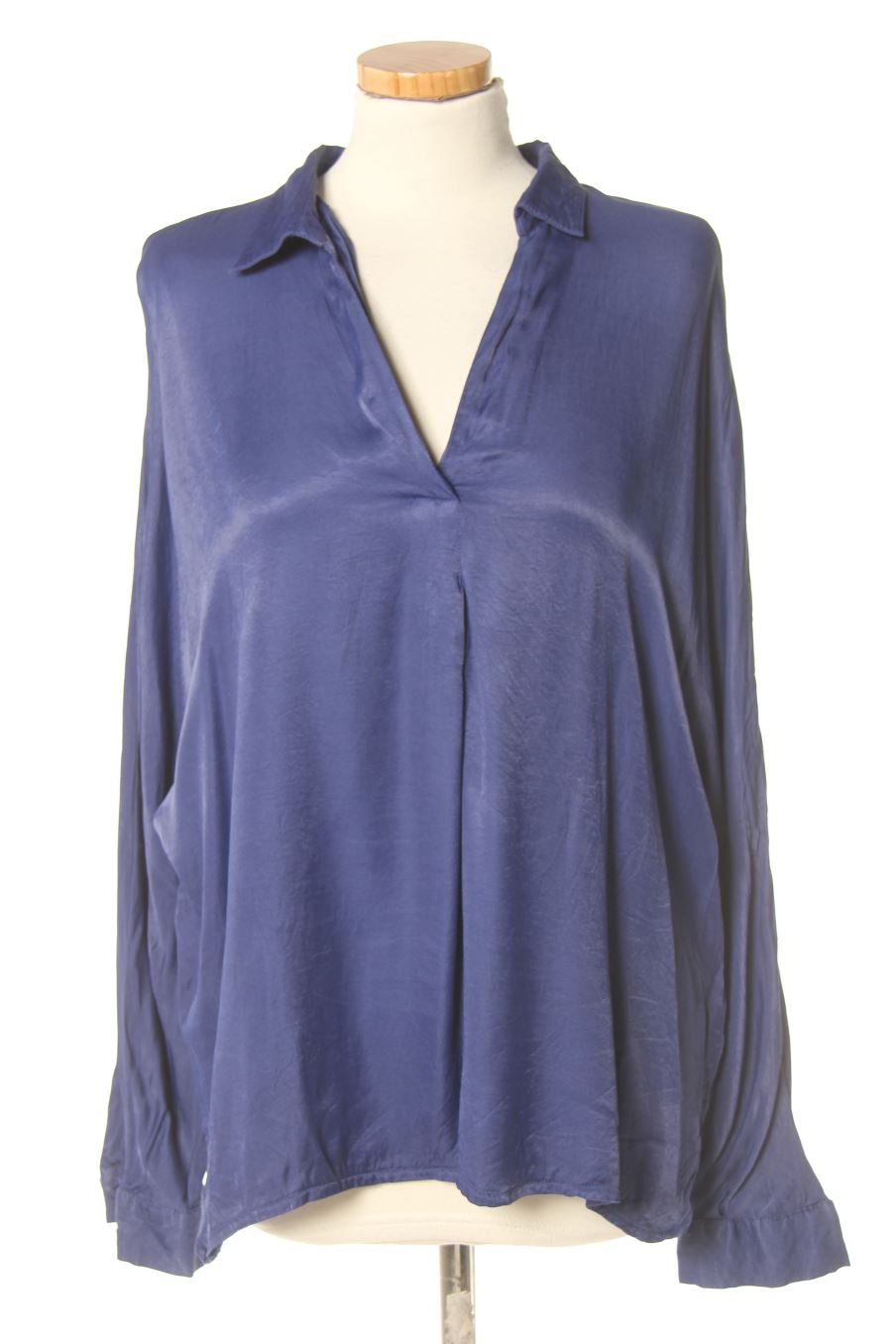 Blouse à manches longues Promod de la taille M, de couleur bleu marine