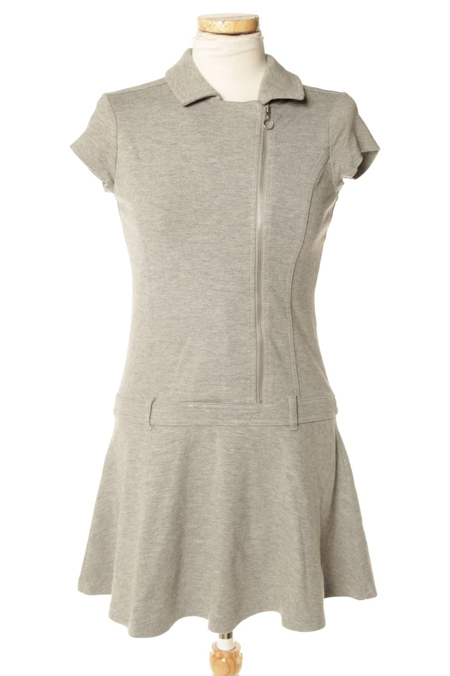 Robe casual Benetton de la taille S, de couleur gris