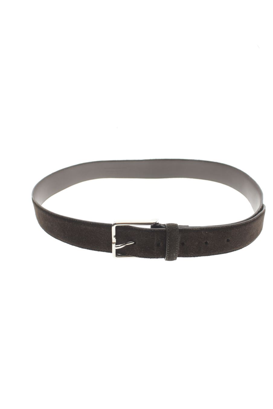 Cinturón de Ermenegildo Zegna de la talla M, de color marrón de piel