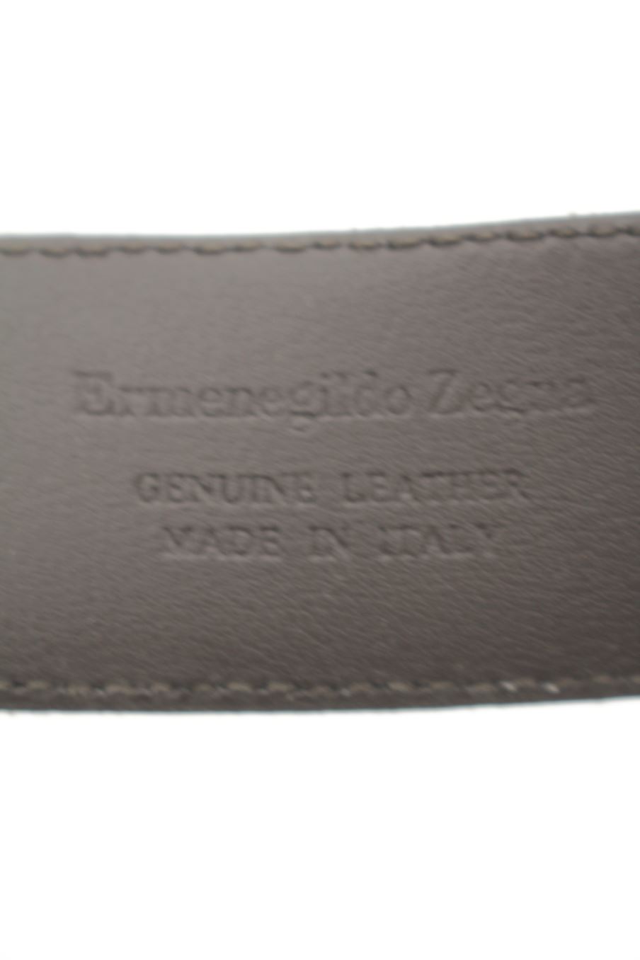 Cinturón de Ermenegildo Zegna de la talla M, de color marrón de piel