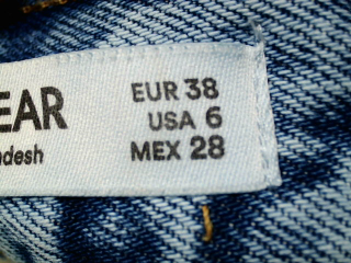 Vaqueros de Pull & Bear de la talla 38, de color azul de ropa vaquera