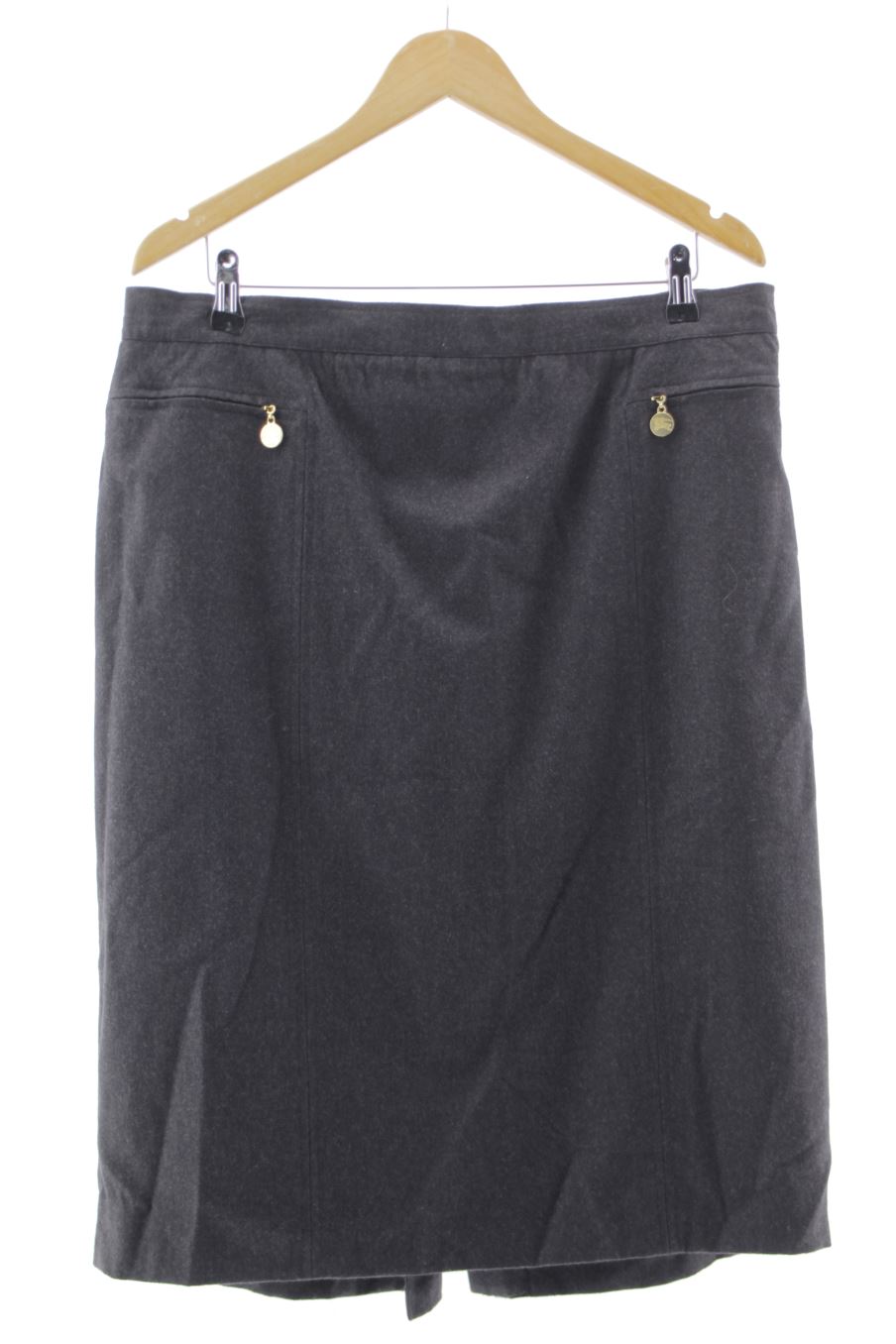 Jupe Burberry de la taille 54, de couleur gris