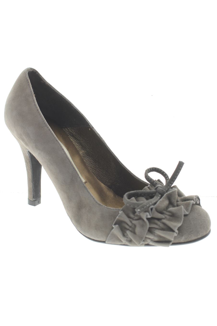 Zapatos de tacon de Pedro Miralles de la talla 35, de color gris de