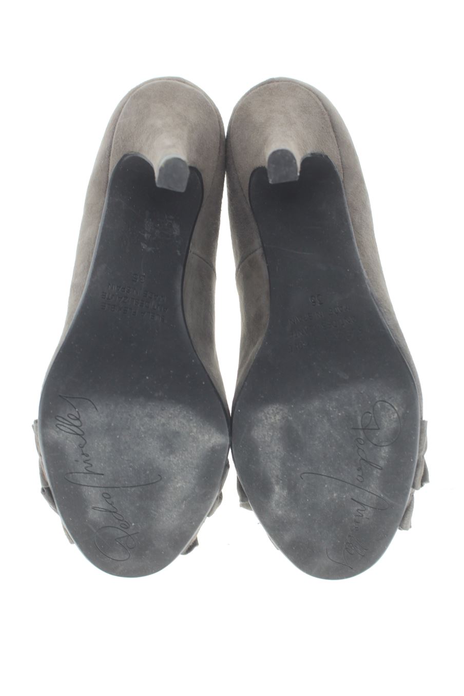 Zapatos de tacon de Pedro Miralles de la talla 35, de color gris de