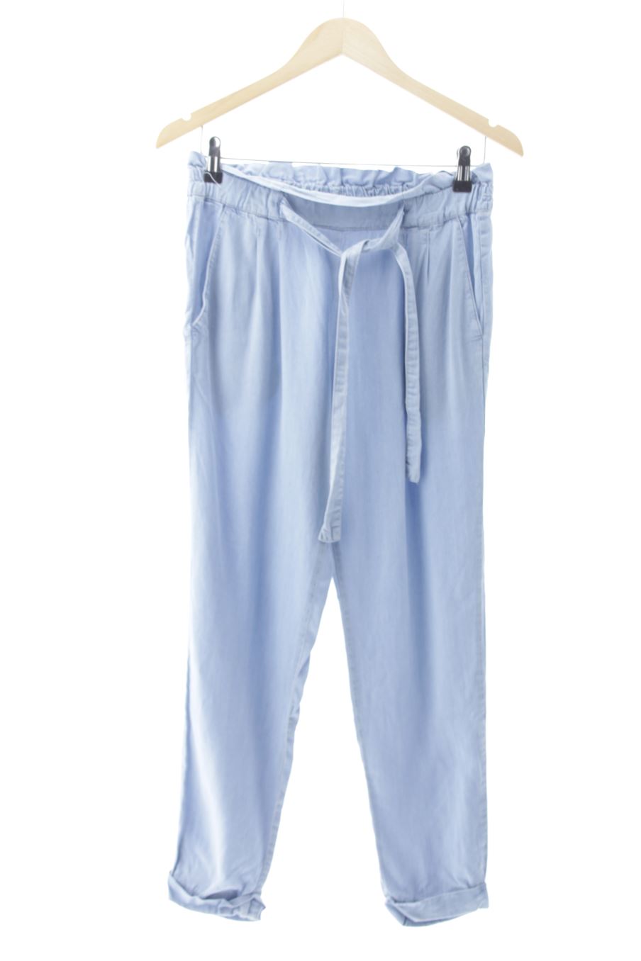Pantalon Casual Stradivarius de la taille M, de couleur bleu
