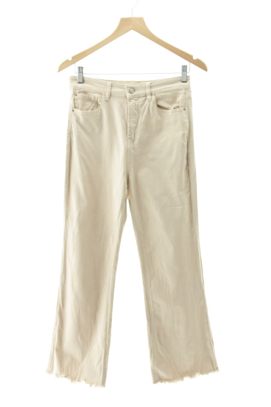 Vaquero de Stradivarius de la talla 38, de color beige de ropa vaquera