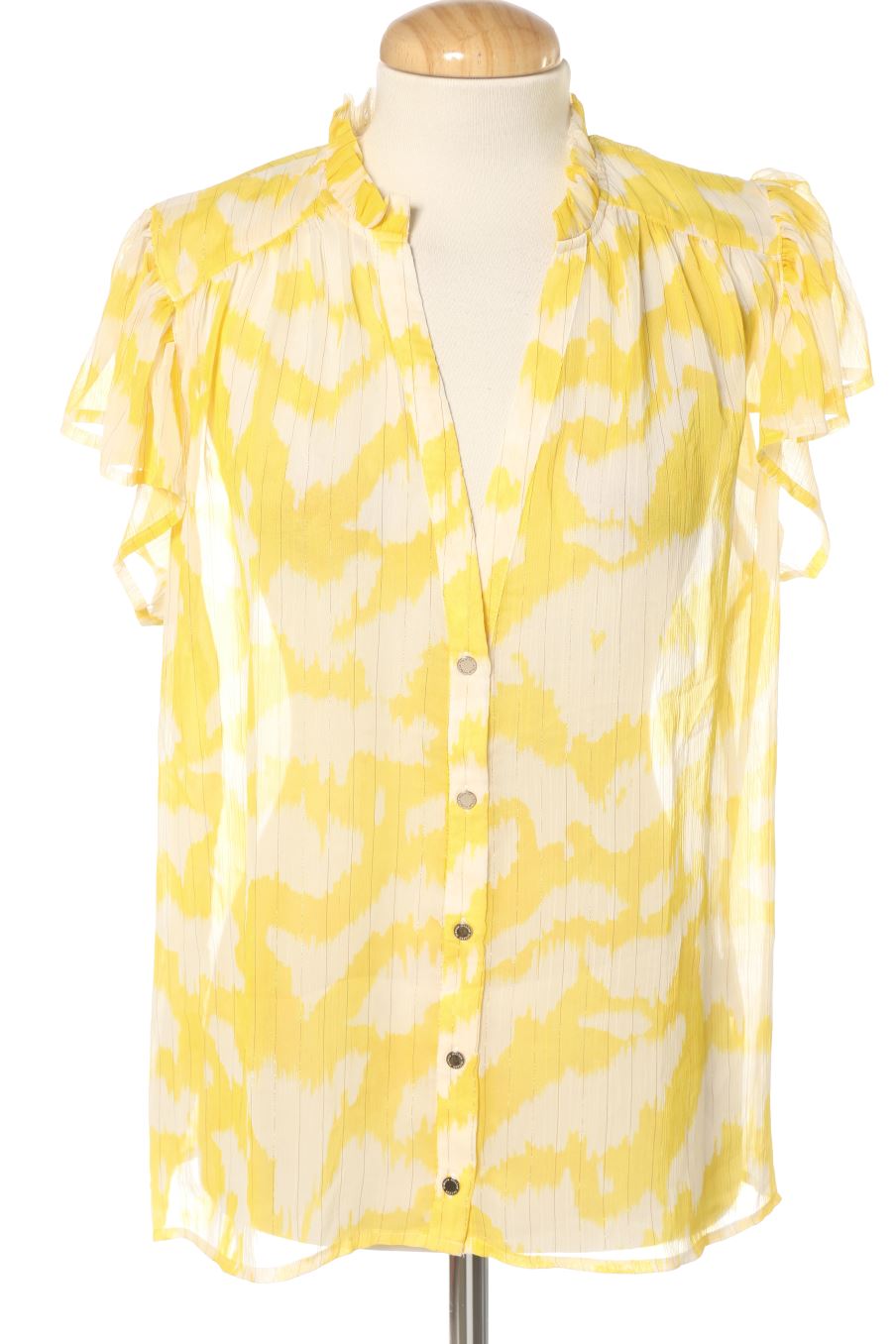 Kurzärmelige Bluse von Morgan Größe 40, Farbe Gelb, für