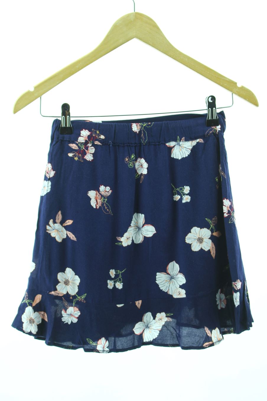 Jupe Pull & Bear de la taille XS, de couleur fleurs