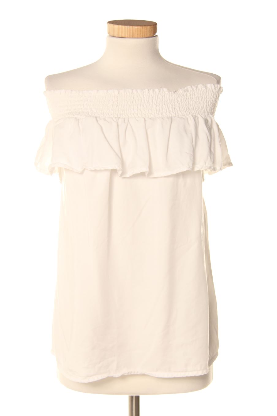 Kurzärmelige Bluse von Pimkie Größe S, Farbe Weiss, für