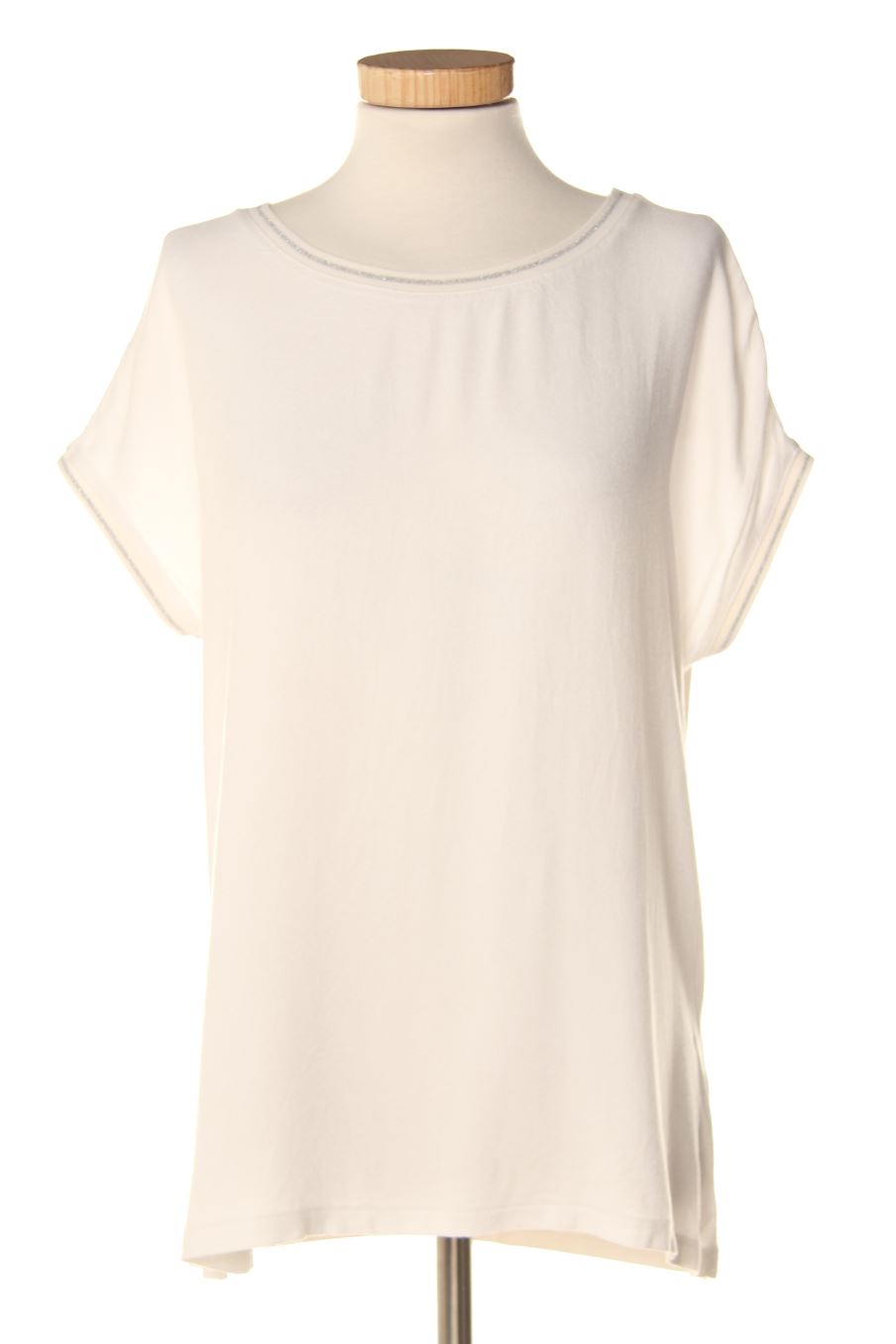 Blouse à manches courtes Street one de la taille 40, de couleur blanc