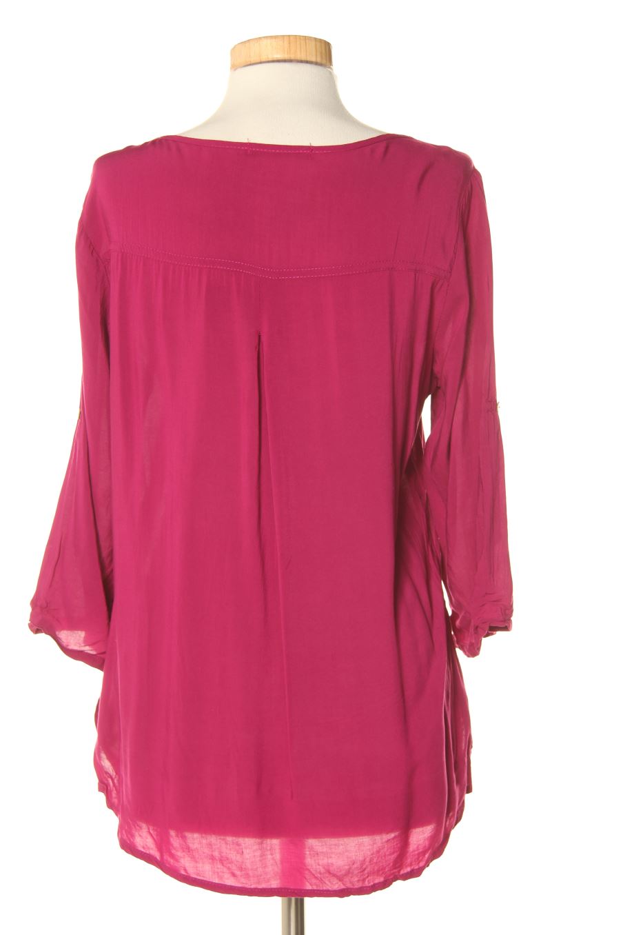 Kurzärmelige Bluse von Encuentro Größe S, Farbe Violett, für