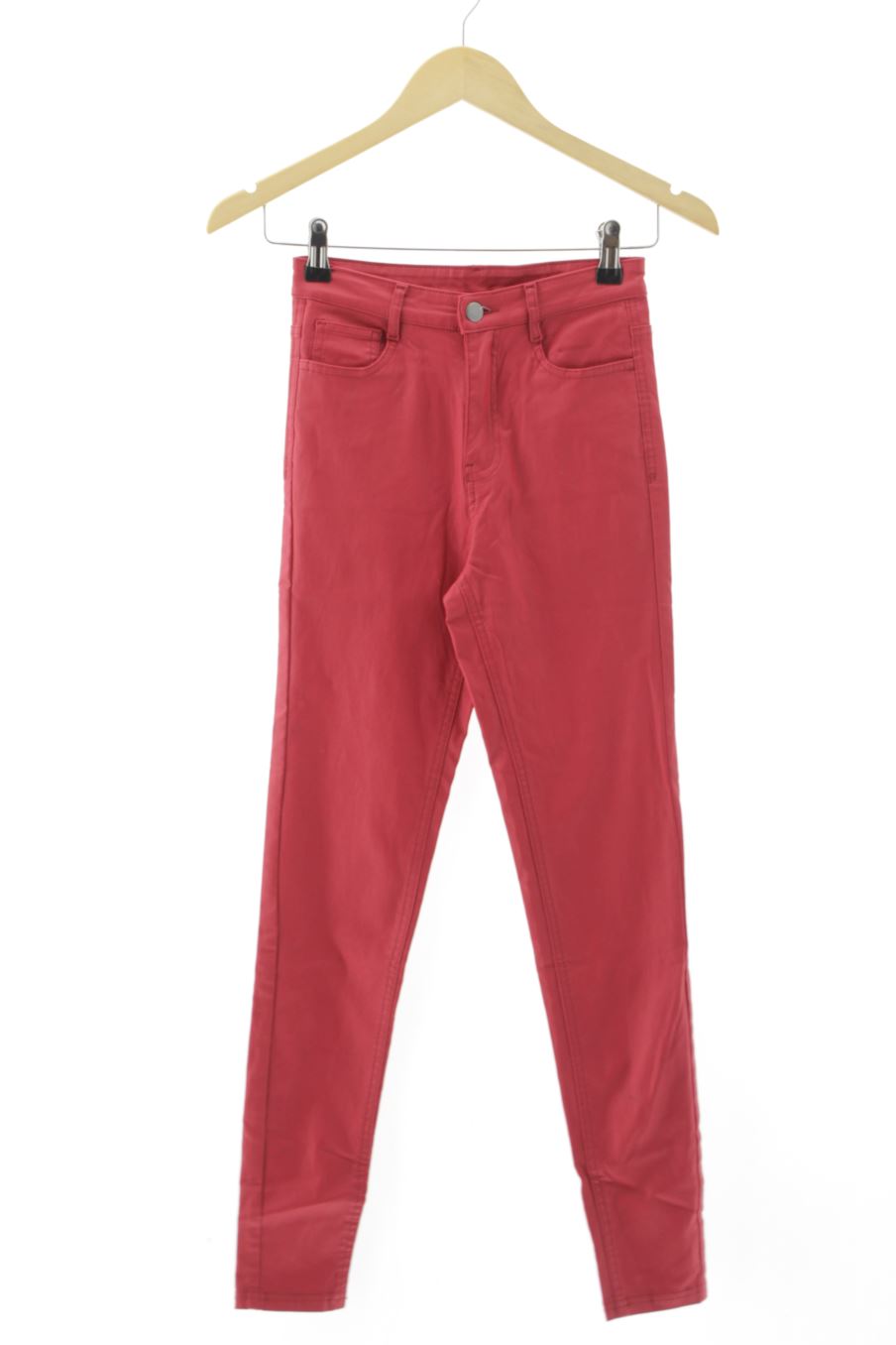 Jeans Calzedonia de la taille XS, de couleur rouge de denim