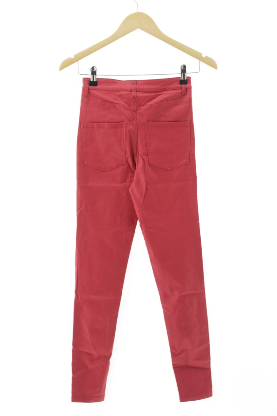 Jeans Calzedonia de la taille XS, de couleur rouge de denim