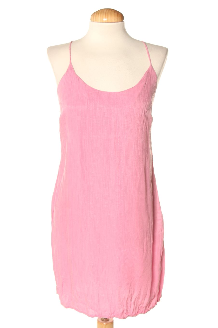 Vestido casual de Zara de la talla L, de color rosa