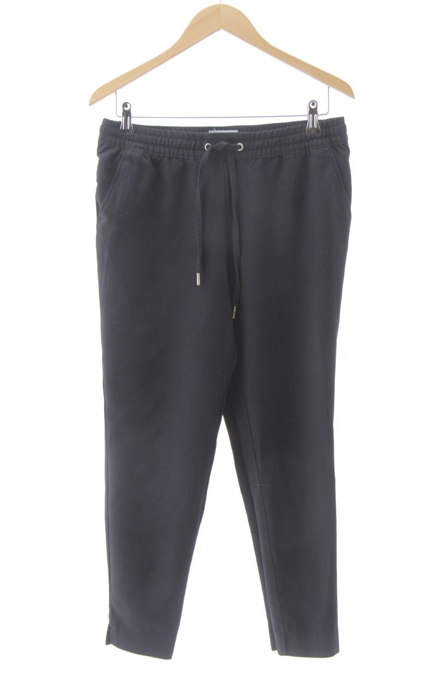 Pantalón Casual de H&M de la talla 38, de color negro