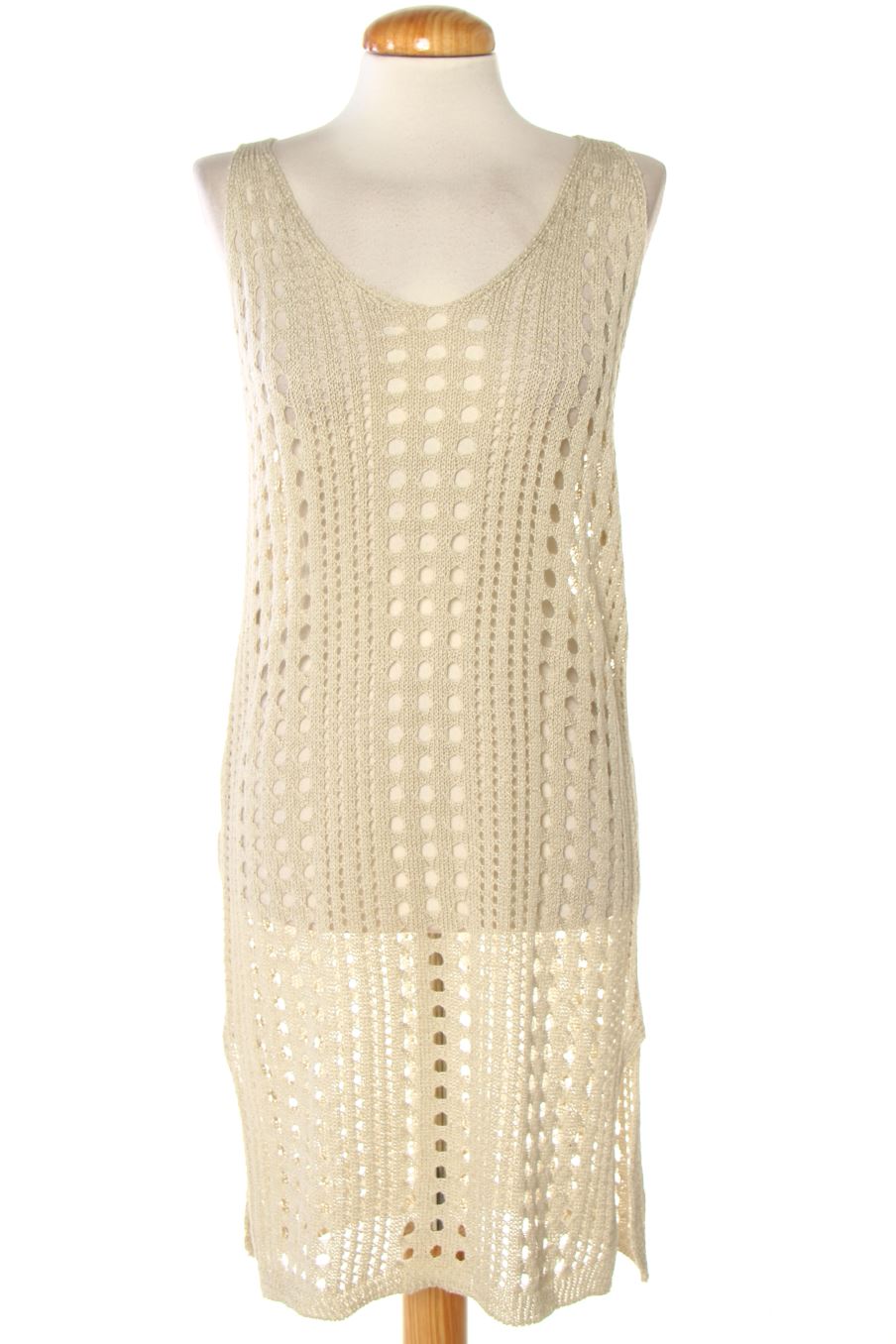 Vestito casual de Made in italy de la talla Unica, de color beige