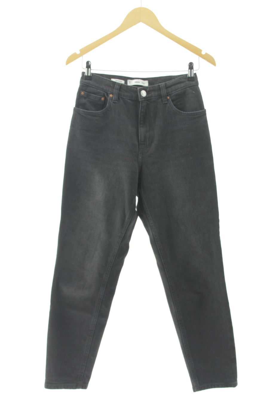 Jeans de Mango de la talla 36, de color nero