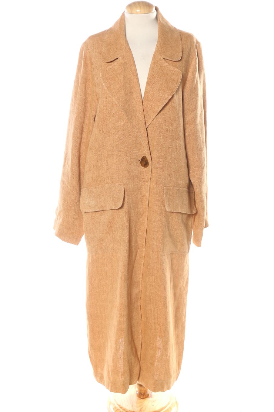 Cappotto de maksu de la talla XXL, de color arancione