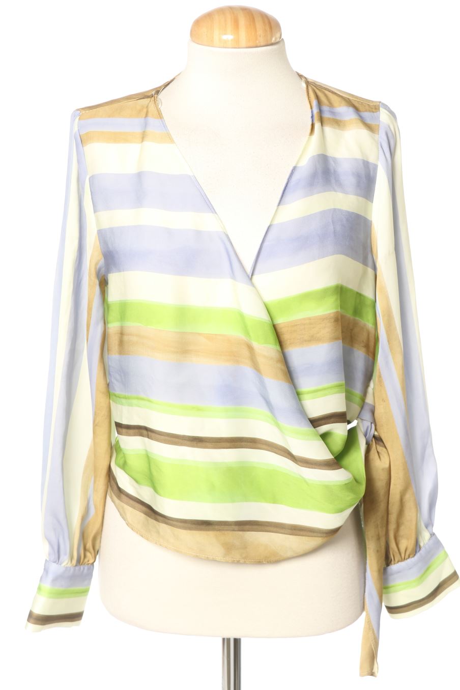 Blusa de manga larga de Zara de la talla XS, de color rayas