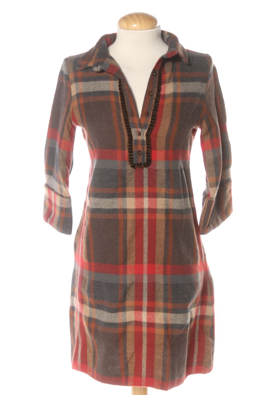 Robe casual vilagallo de la taille 38, de couleur carreaux