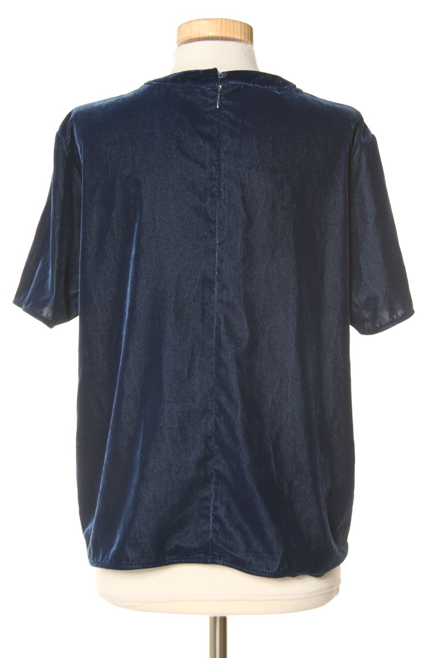 Blouse à manches courtes Monoprix Femme de la taille 42, de couleur bleu de velours